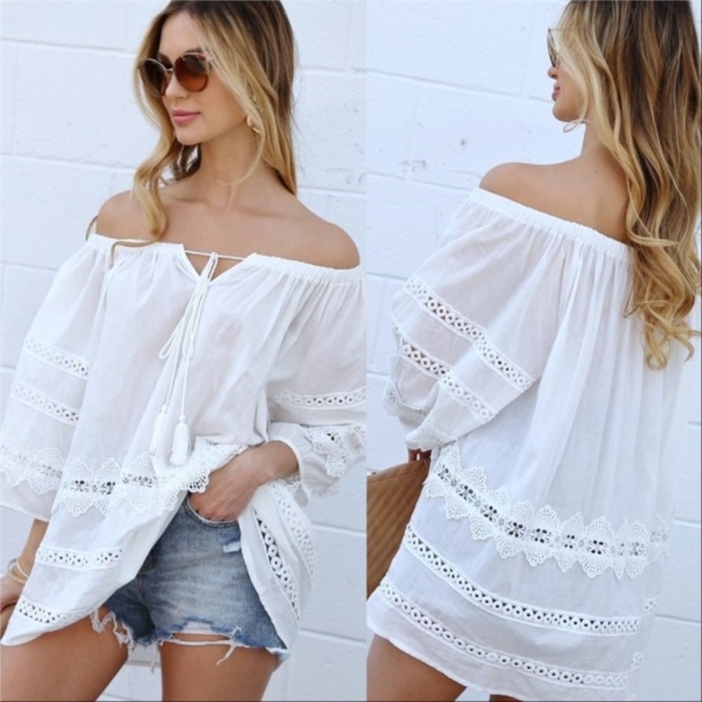 ASTRID Off Shoulder Blouse - Picture 1 of 3